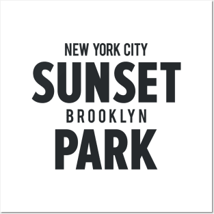 Sunset Park NYC - Urban Vibes Emblem for Trendsetters - Brooklyn Style Posters and Art